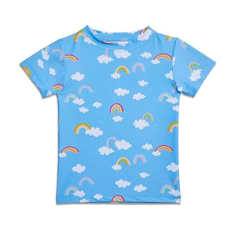 Fashion Yellow Jungle Kid'S Clothing - Other | Yellow Jungle: Swim Rash T-Shirt Tropic Magic Rainbow