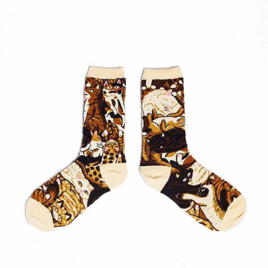 Fashion Spencer Flynn Socks | Spencer Flynn: Womens Kitty Committee Sock