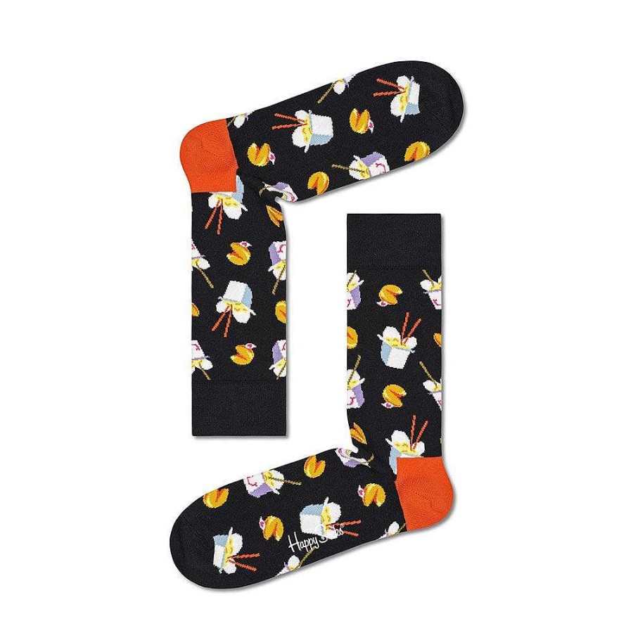 Fashion Happy Socks Socks | Happy Socks: Take Out Sock Black