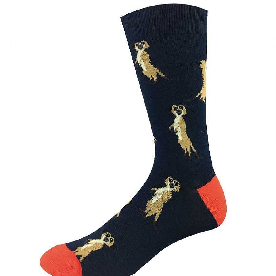 Fashion Bamboozld Socks | Bamboozld: Mens Meerkat Bamboo Sock