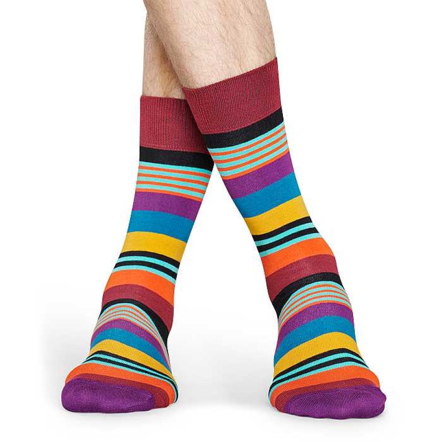 Fashion Happy Socks Socks | Happy Socks: Stripe Multi