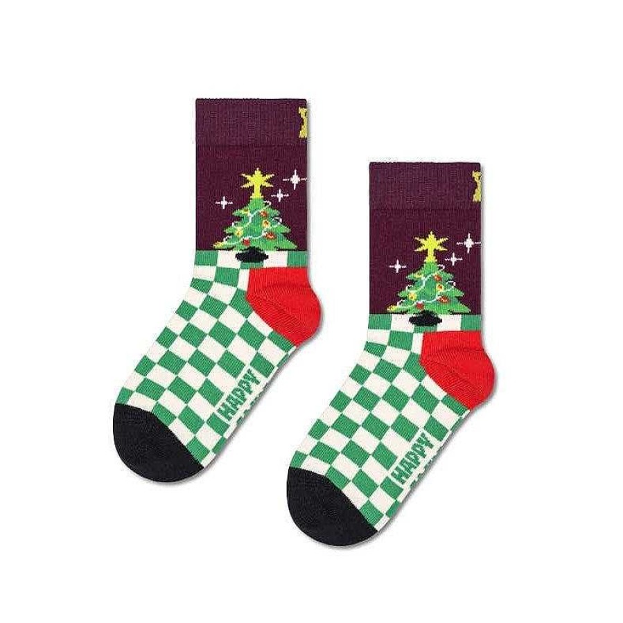 Fashion Happy Socks Socks | Happy Socks: Kids Christmas Tree