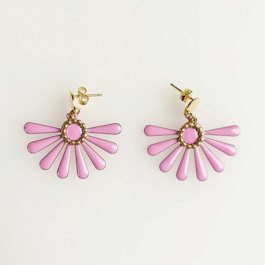 Jewellery Middle Child | Middle Child: Flossie Earrings Orchid