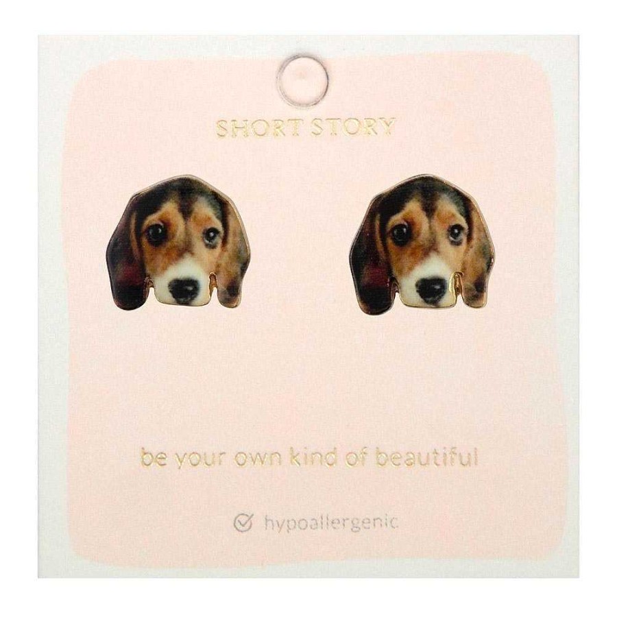 Jewellery Short Story | Short Story: Earring Puppy Basset Hound