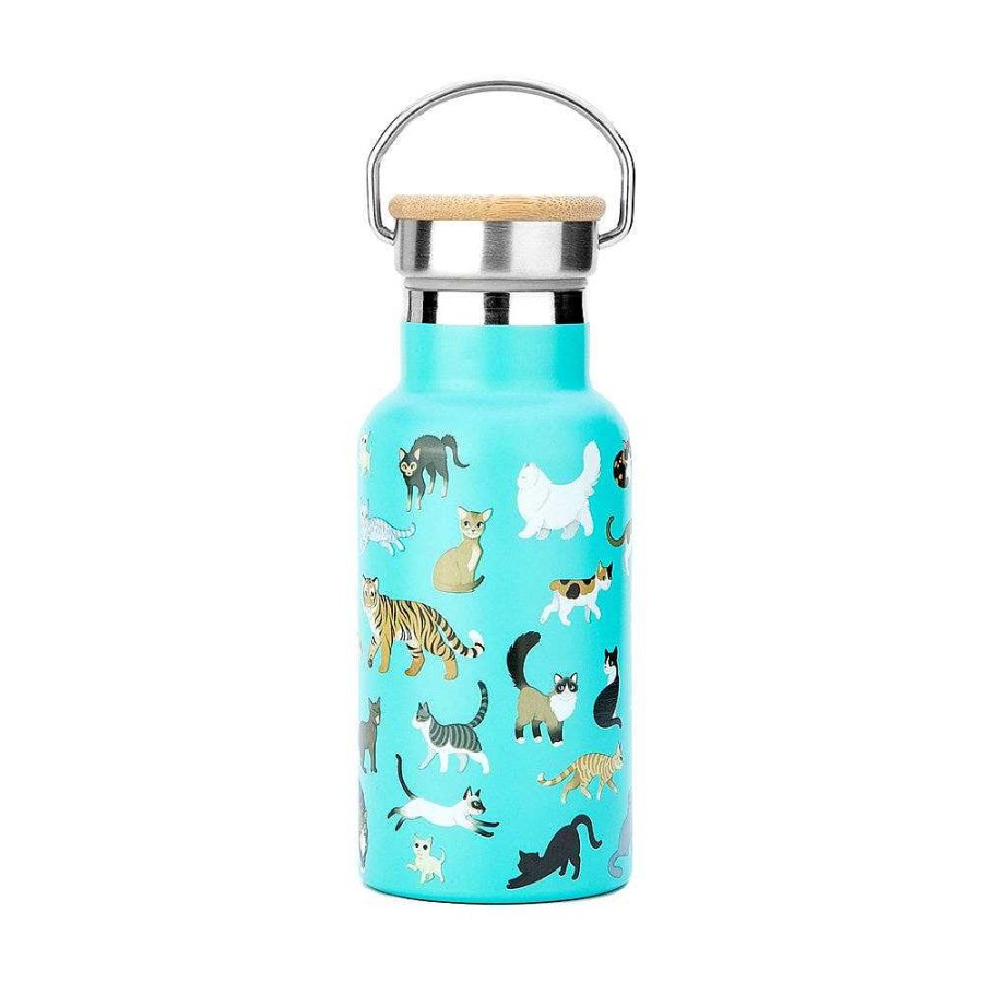 Out+About Monsterthreads | Water Bottle: Clowder Of Cats 300Ml