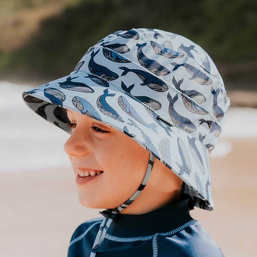 Fashion Bedhead Hats | Bedhead: Kids Classic Swim Bucket Beach Hat Whale