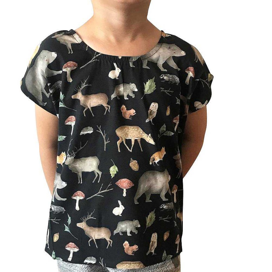 Fashion Monsterthreads Kid'S Pattern Tops | Woodlands Kids Top