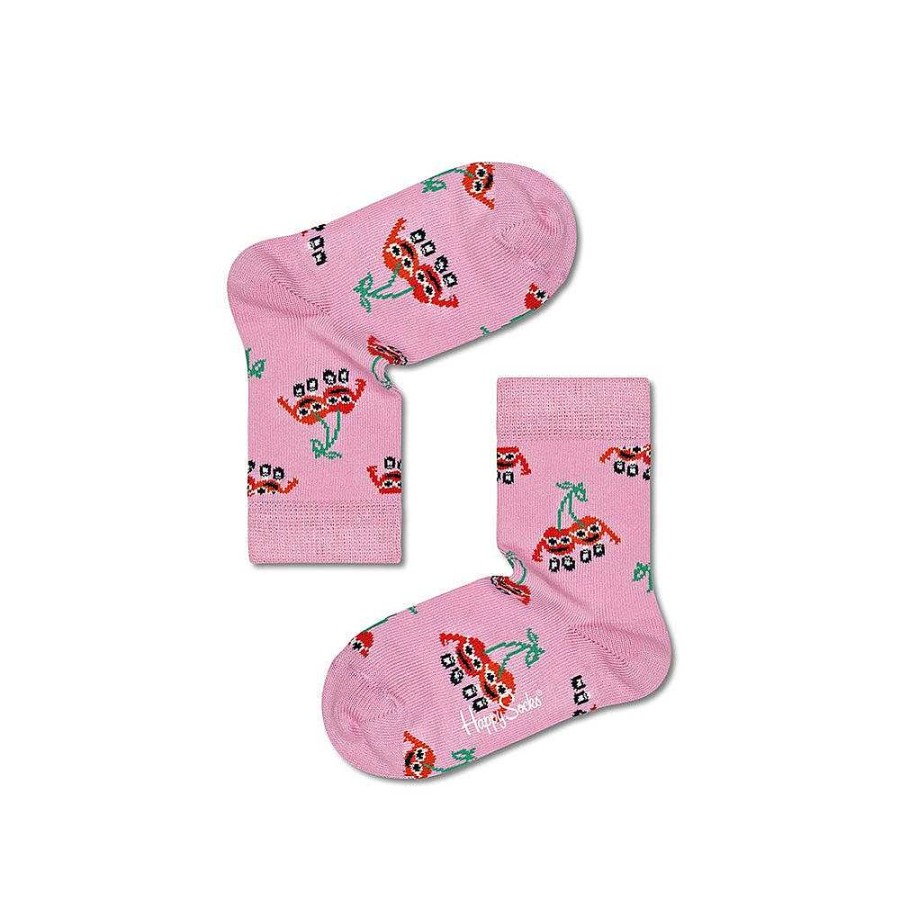 Fashion Happy Socks Socks | Happy Socks: Kids Cherry Mates 4-6Y