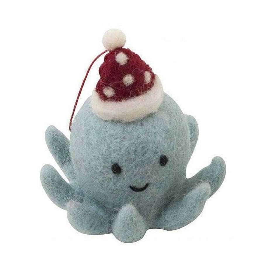 Fashion Pashom Hats | Pashom: Xmas Ornament Sea Creature Octopus Hat