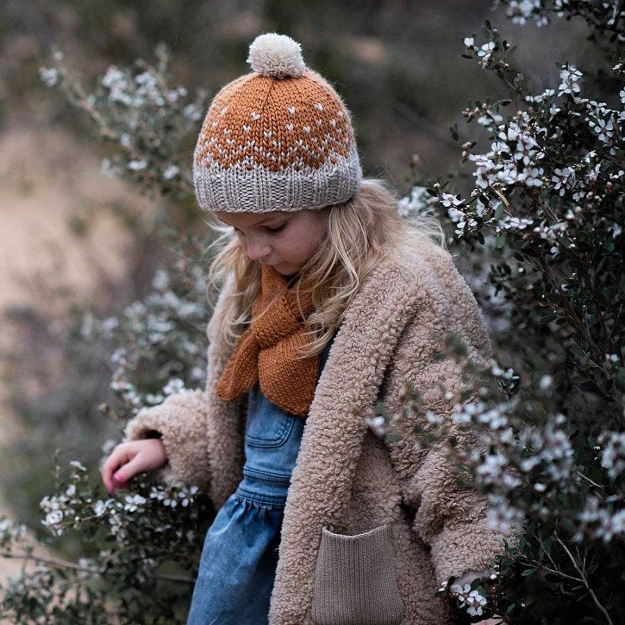 Fashion acorn kids Kid'S Clothing - Other | Acorn Kids: Snowflake Beanie Caramel And Oatmeal