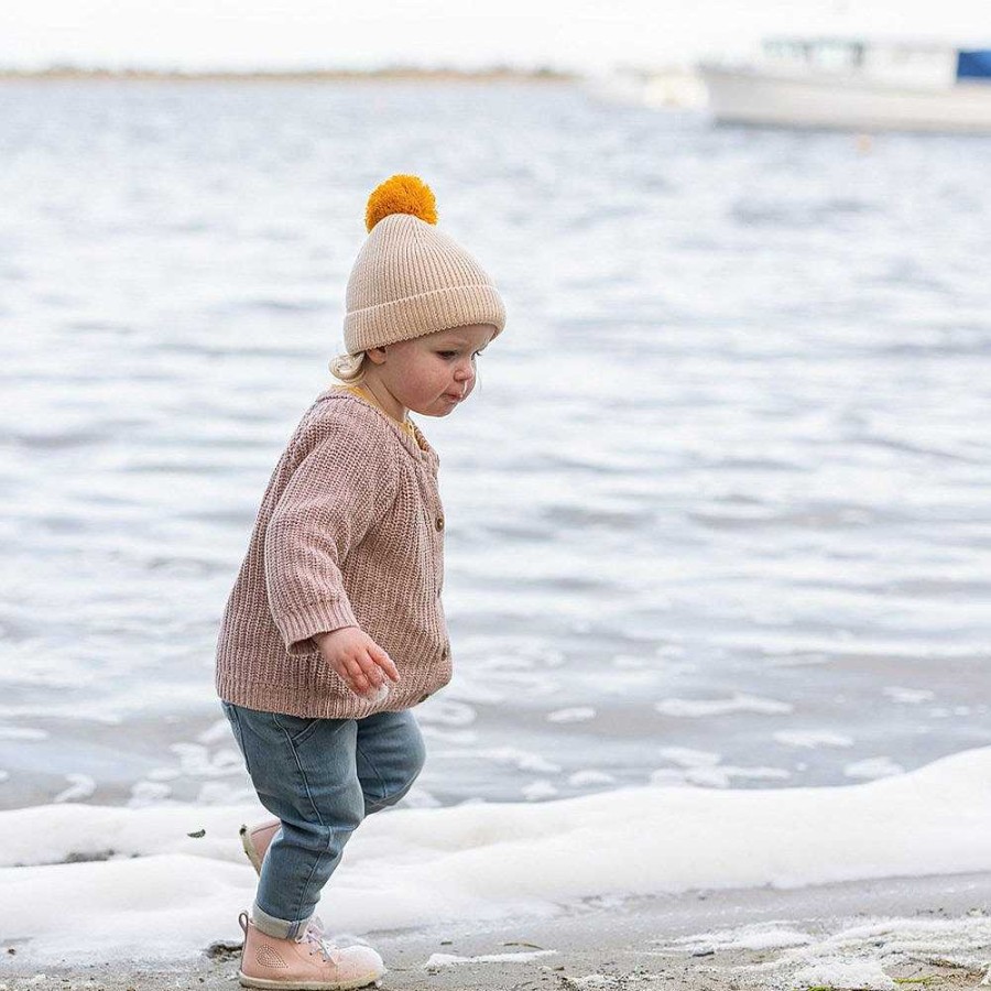 Fashion acorn kids Kid'S Clothing - Other | Acorn Kids: Oslo Merino Ribbed Beanie Cream And Mustard