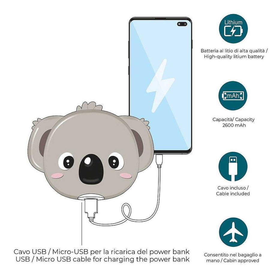 Out+About Legami | Legami: My Super Power Koala Power Bank