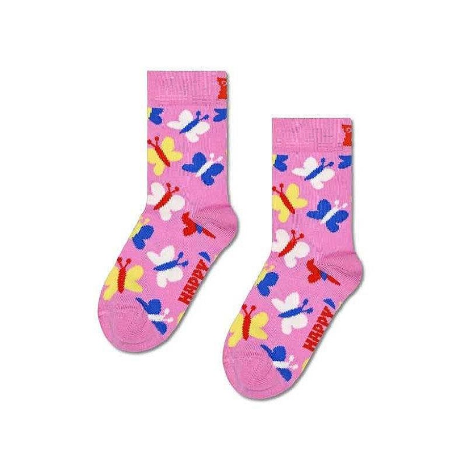 Fashion Happy Socks Socks | Happy Socks: Kids Butterfly