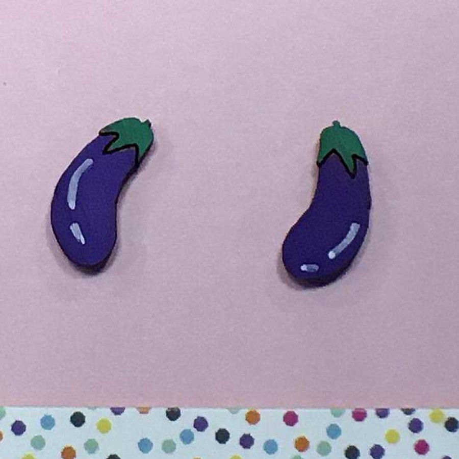 Jewellery Milk Thieves | Milk Thieves: Eggplant Studs