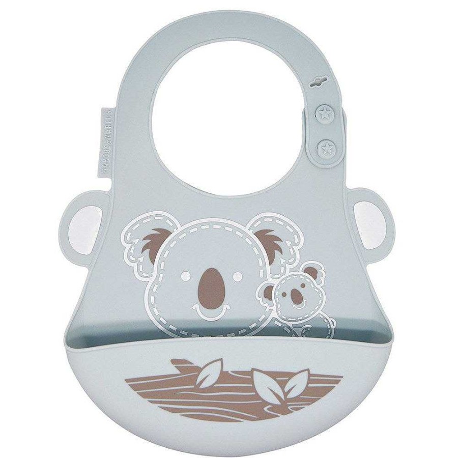 Fashion Marcus & Marcus Bibs And Dummys | Marcus & Marcus: Bib Grey Koala