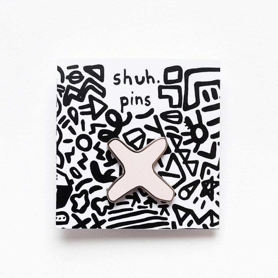 Jewellery Shuh | Shuh: Enamel Pin X Pink