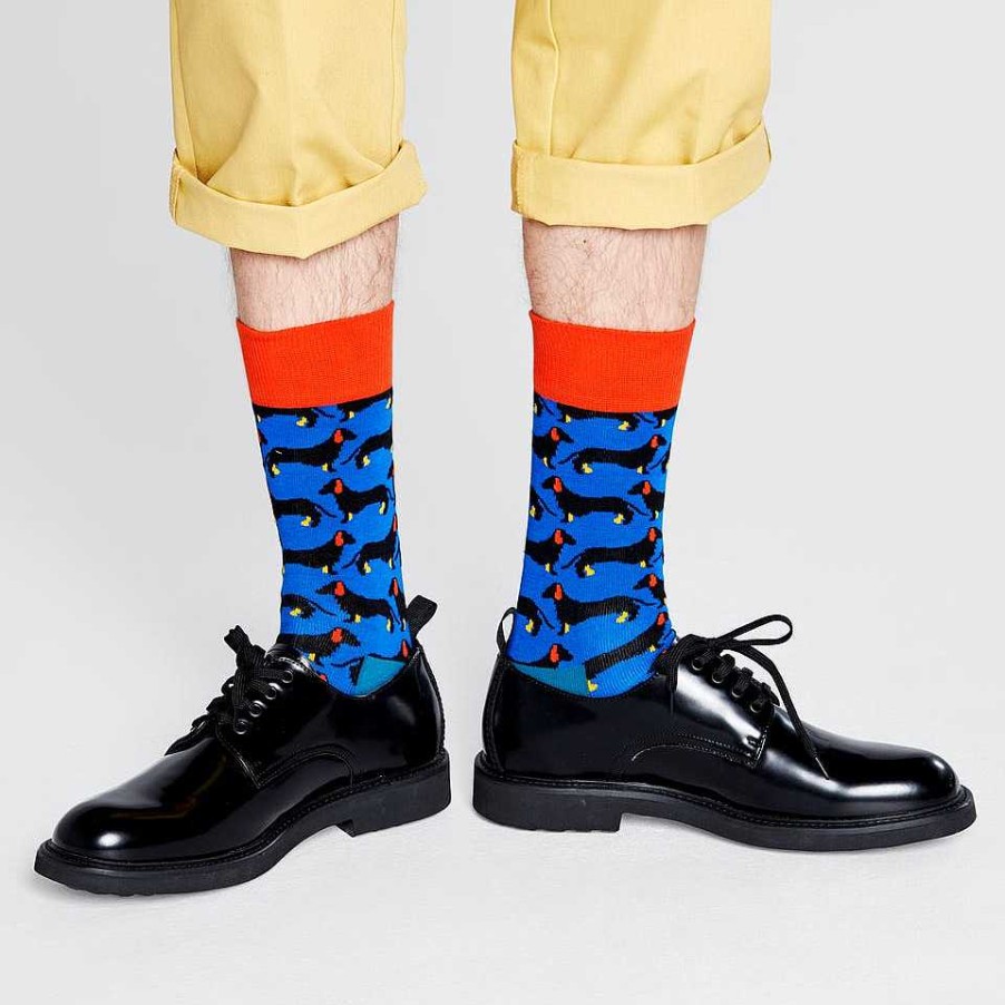 Fashion Happy Socks Socks | Happy Socks: Dog Blue Multi