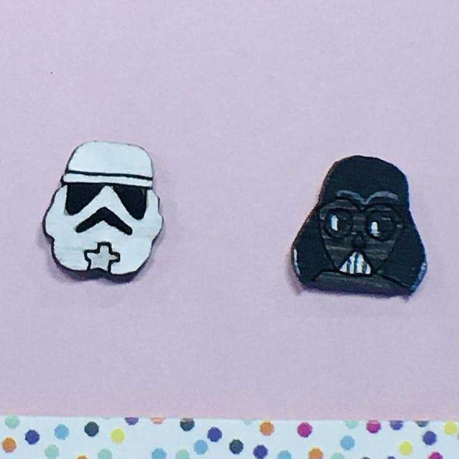 Jewellery Milk Thieves | Milk Thieves: Vader Trooper Studs