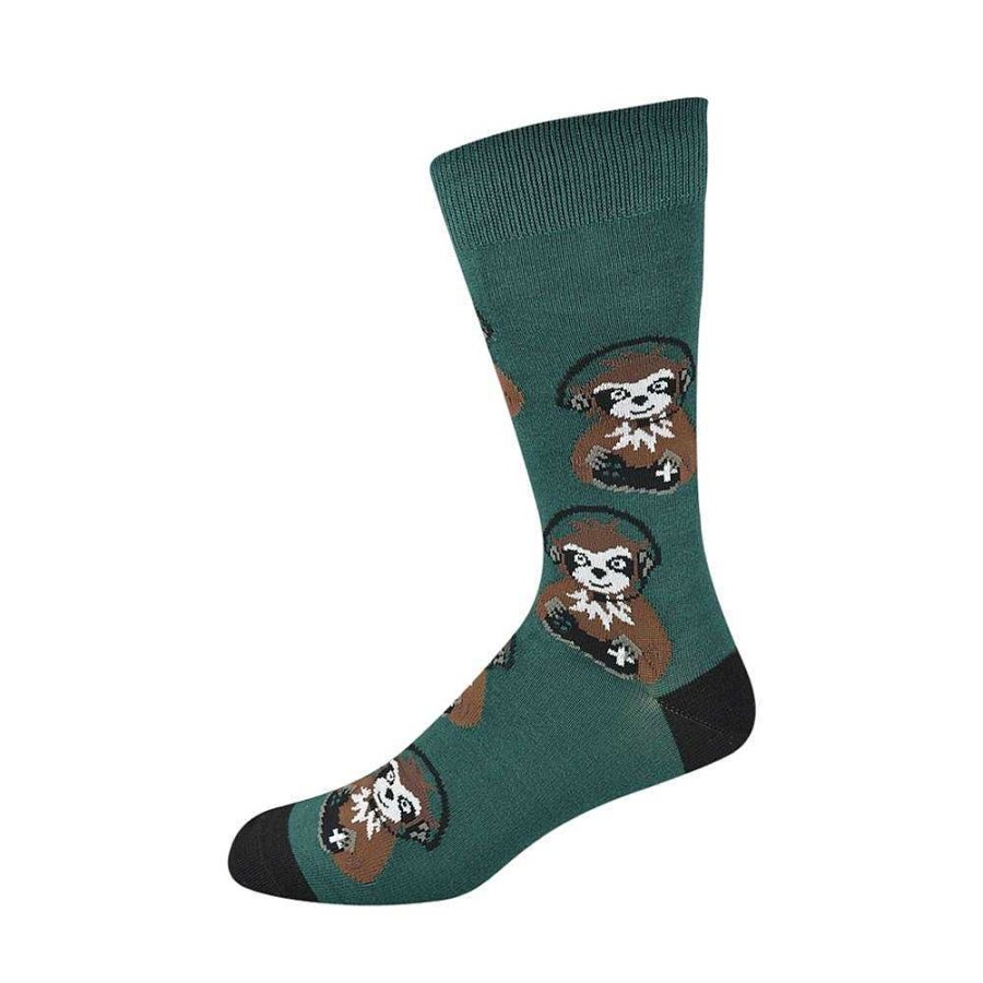 Fashion Bamboozld Socks | Bamboozld: Mens Sloth Gamer Bamboo Sock