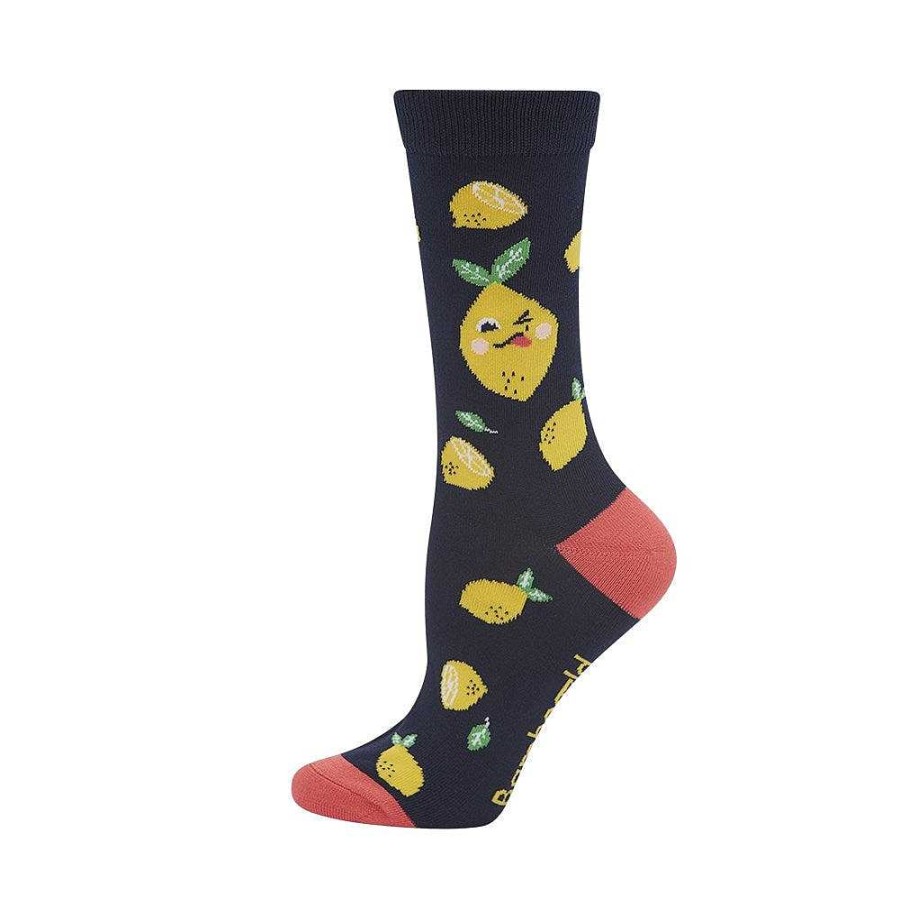 Fashion Bamboozld Socks | Bamboozld: Womens Sour Puss Bamboo Sock