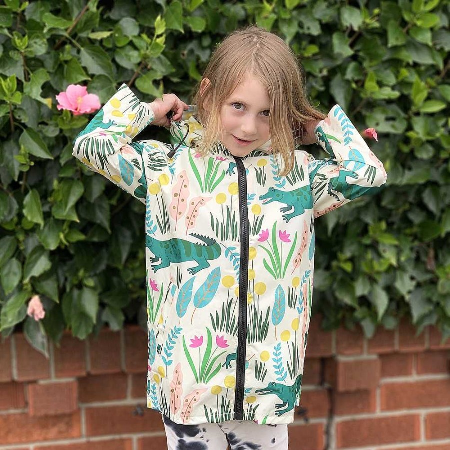 Fashion Monsterthreads Kid'S Raincoats | Raincoat: Crocodiles Kids