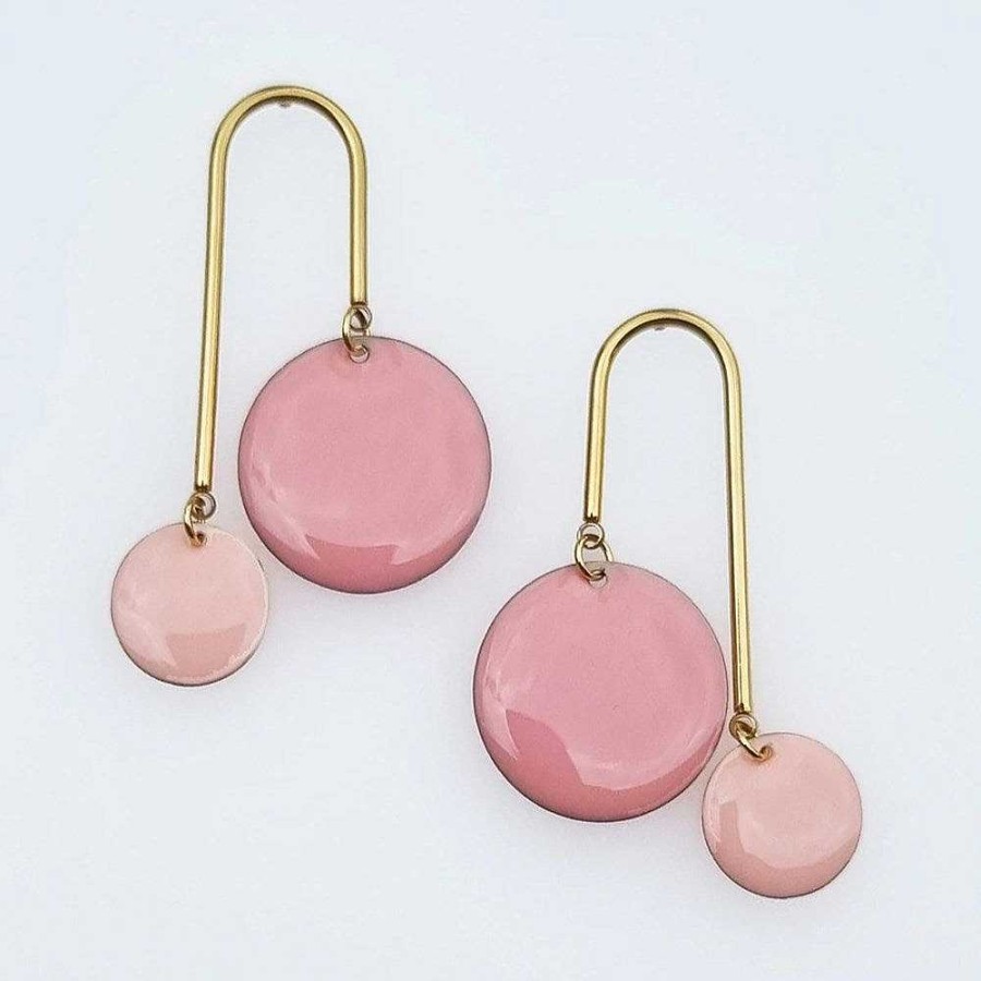 Jewellery Middle Child | Middle Child: Bubble Earrings Pink