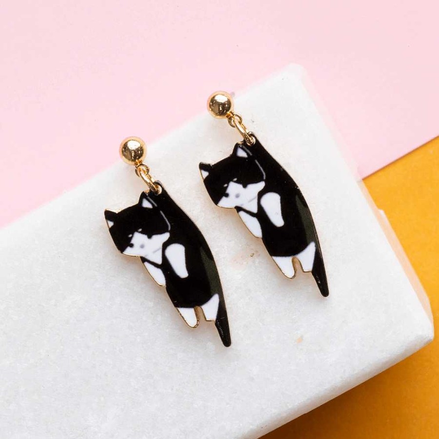 Jewellery Short Story | Short Story: Drop Earring Cat Black