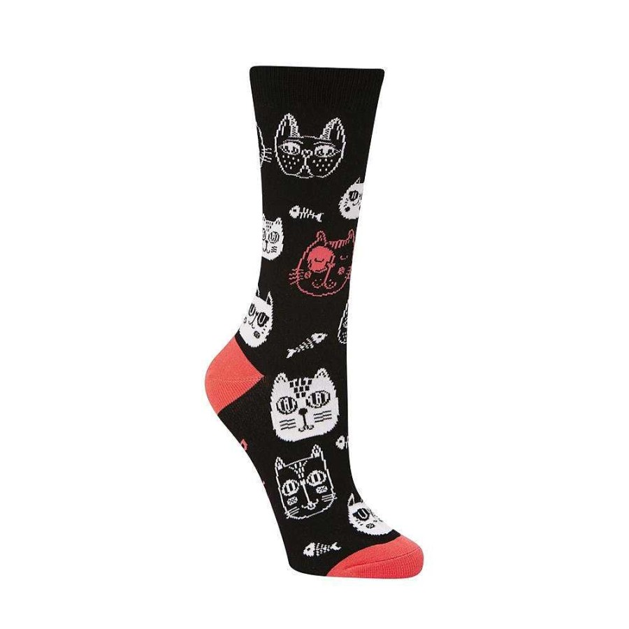 Fashion Bamboozld Socks | Bamboozld: Womens Kit Kat Bamboo Sock