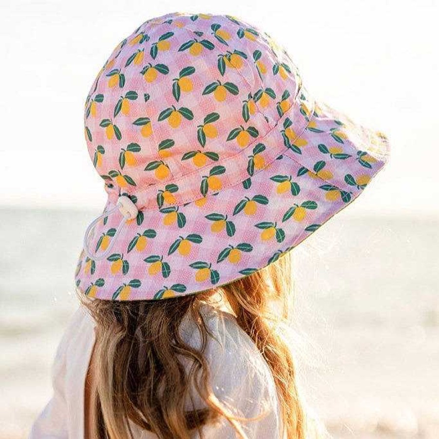 Fashion acorn kids Kid'S Clothing - Other | Acorn Kids: Wide Brim Sunhat Ravello Gingham Pink Yellow Green