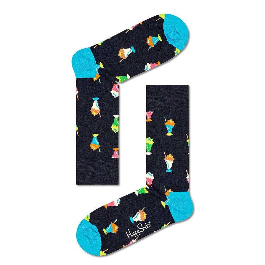 Fashion Happy Socks Socks | Happy Socks: Milkshake Navy