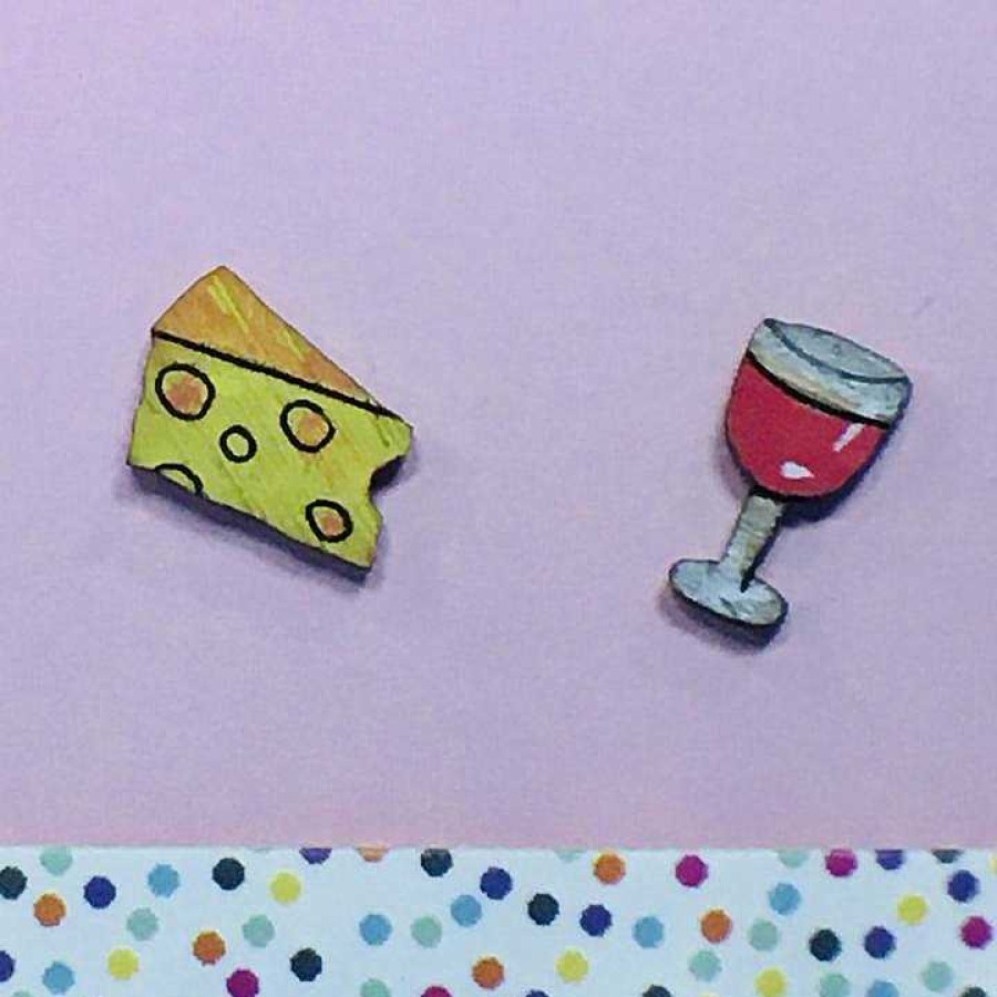 Jewellery Milk Thieves | Milk Thieves: Cheese And Wine Studs