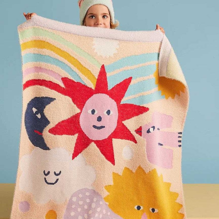 Fashion Halcyon Nights Baby & Toddler Clothing - Other | Halcyon Nights: Fluffy Knit Blanket We Live In The Sky