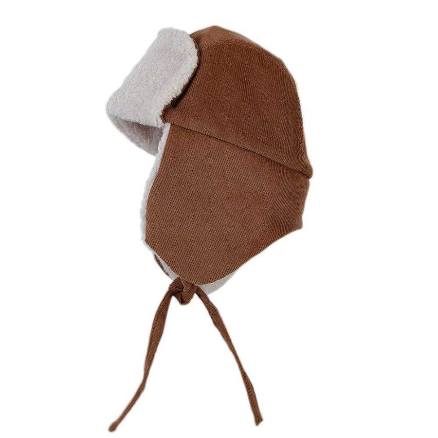 Fashion acorn kids Kid'S Clothing - Other | Acorn Kids: Aviator Cord Beanie Chestnut