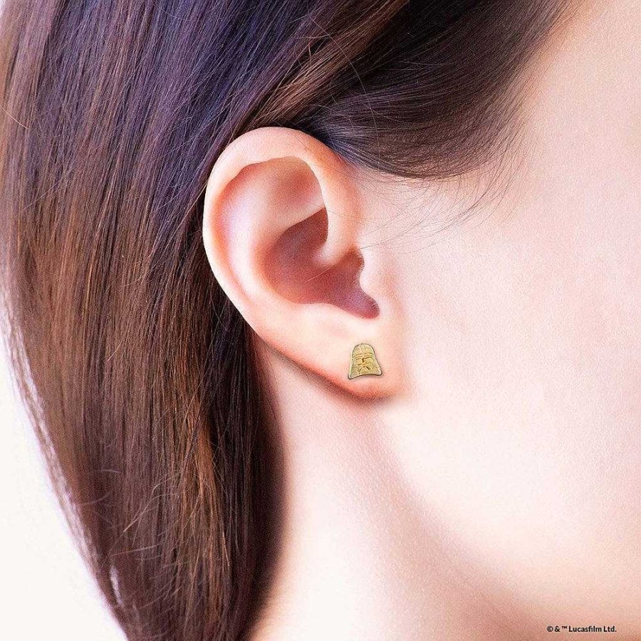 Jewellery Short Story | Short Story: Star Wars Earring Darth Vader & Stormtrooper Gold