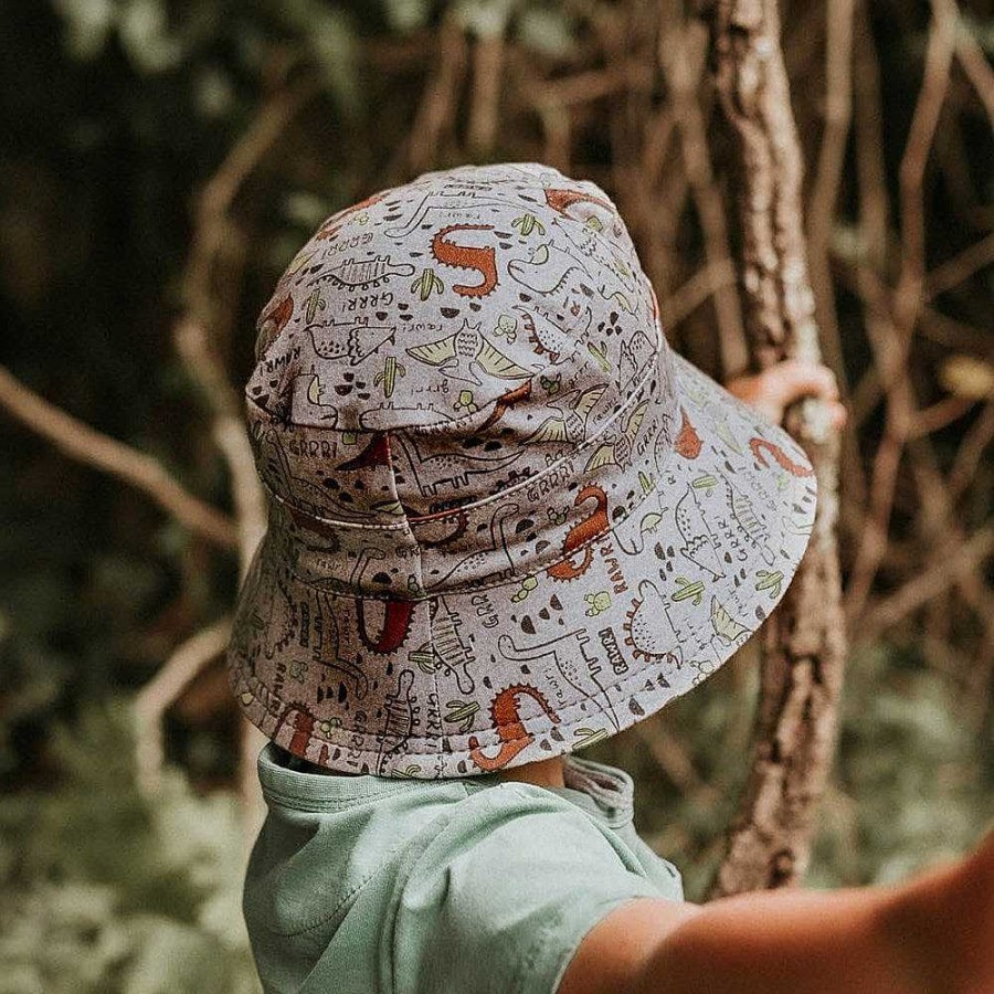 Fashion Bedhead Hats | Bedhead: Kids Bucket Hat Jurassic 3-6Y