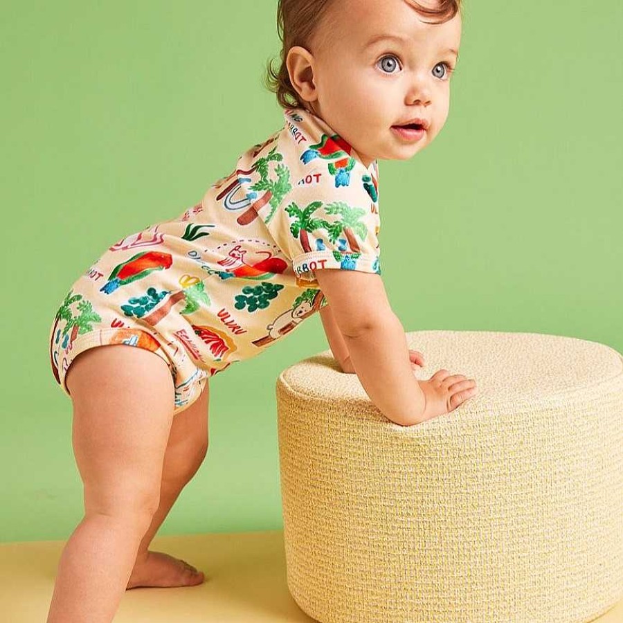 Fashion Halcyon Nights Baby & Toddler Clothing - Other | Halcyon Nights: Short Sleeve Bodysuit Coo-Ee!