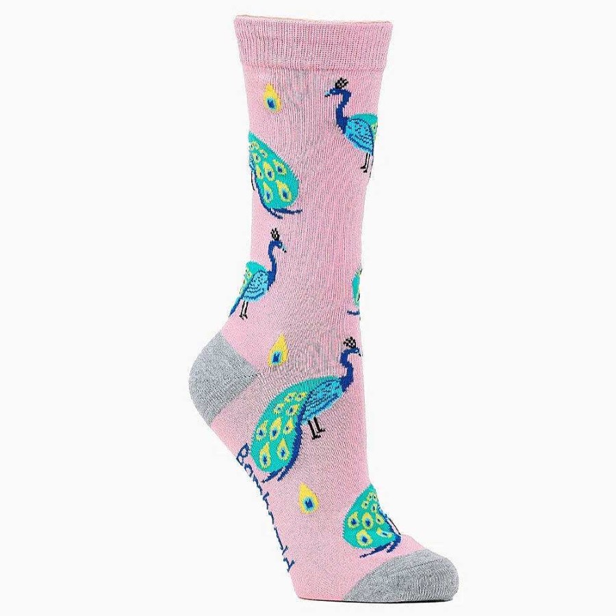 Fashion Bamboozld Socks | Bamboozld: Womens Peacock Pink Bamboo Sock