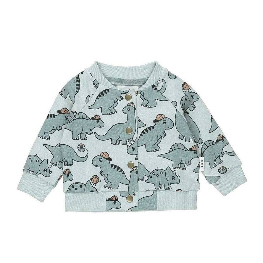 Fashion Huxbaby Kid'S Clothing - Other | Huxbaby: Bomber Jacket B-Ball Dino Print