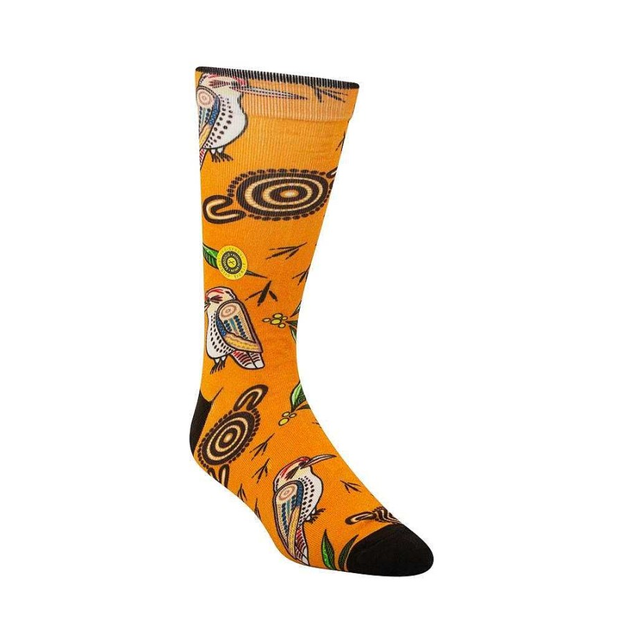 Fashion Bamboozld Socks | Bamboozld: Mens Native Australian Kookaburra Bamboo Sock