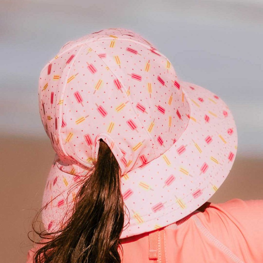 Fashion Bedhead Hats | Bedhead: Ponytail Swim Bucket Beach Hat Ice Pop