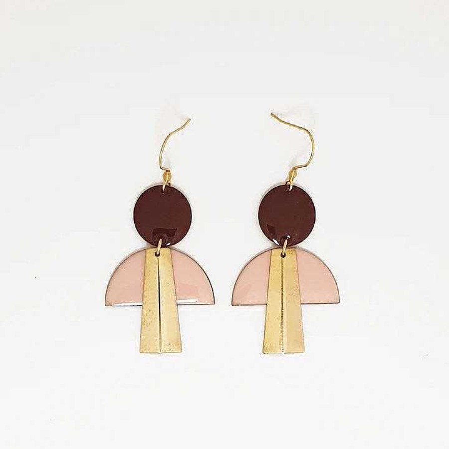 Jewellery Middle Child | Middle Child: Formation Earrings Coffee Marshmallow