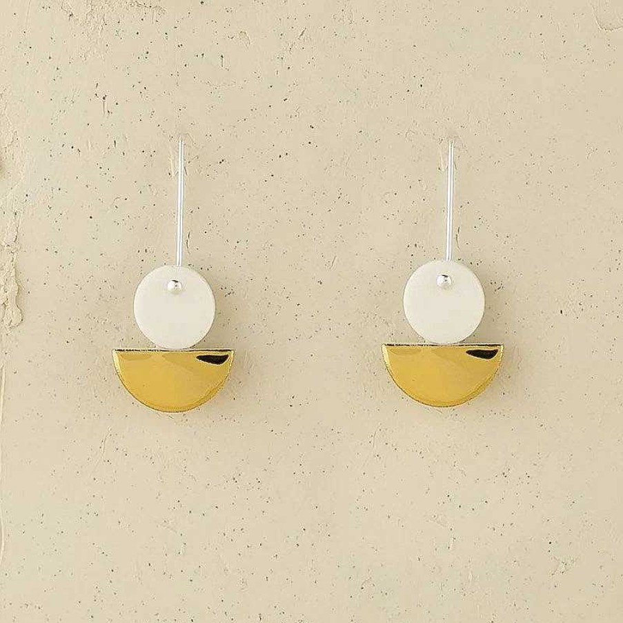 Jewellery Erin Lightfoot | Erin Lightfoot: Earring Floats White