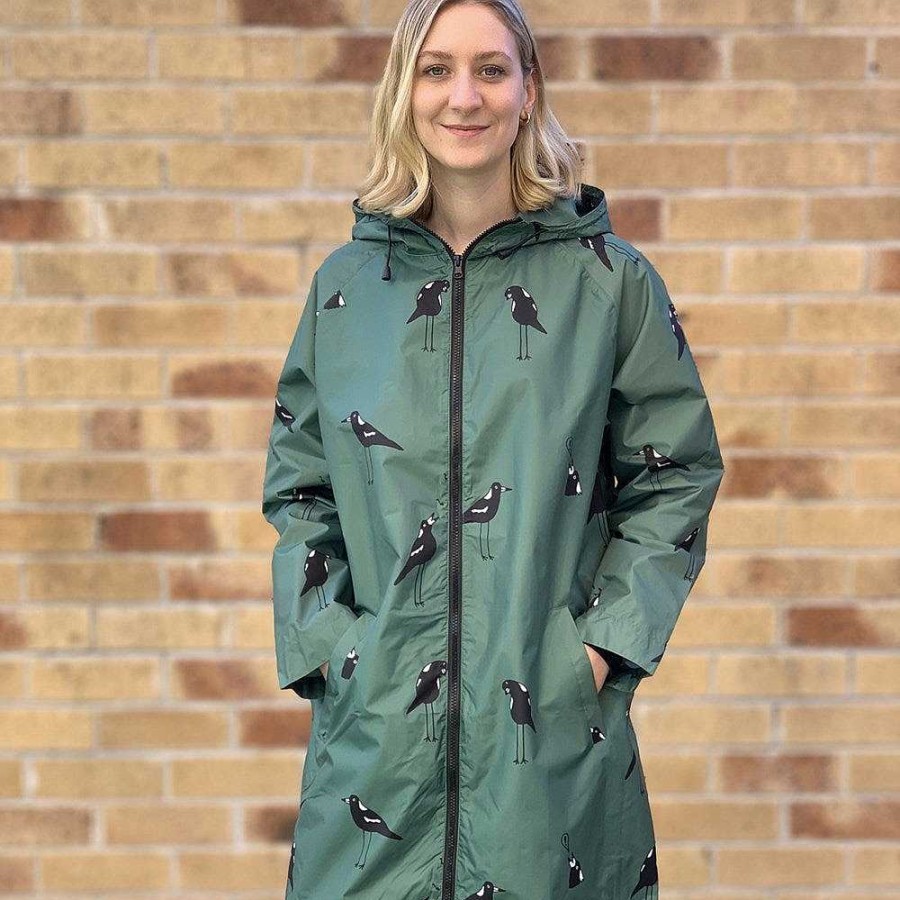 Out+About Monsterthreads | Raincoat: Magpies