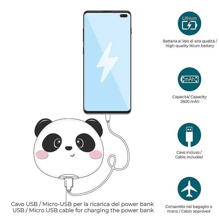 Out+About Legami | Legami: My Super Power Panda Power Bank