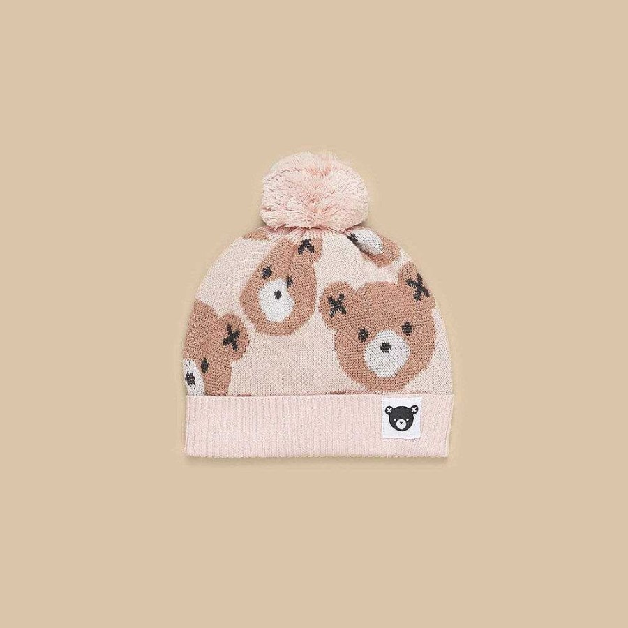 Fashion Huxbaby Kid'S Clothing - Other | Huxbaby: Knit Beanie Huxbear Rose