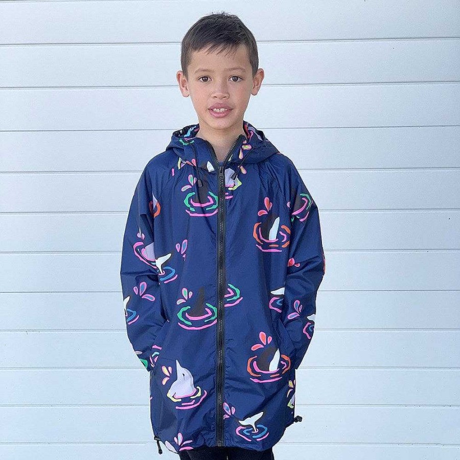 Fashion Monsterthreads Kid'S Raincoats | Raincoat: Sea Life Kids