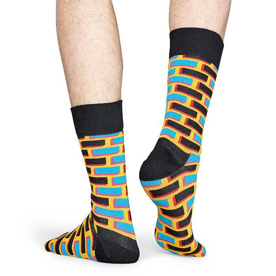 Fashion Happy Socks Socks | Happy Socks: Brick Blue