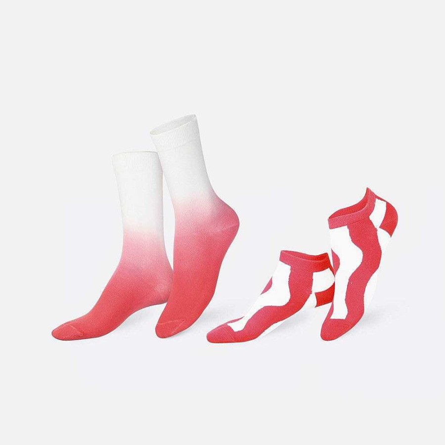 Fashion Eat My Socks Socks | Eat My Socks: Iced Tea Strawberry 2Pk