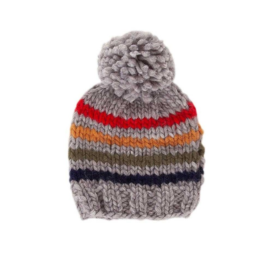 Fashion acorn kids Kid'S Clothing - Other | Acorn Kids: Rainbow Stripe Beanie Grey