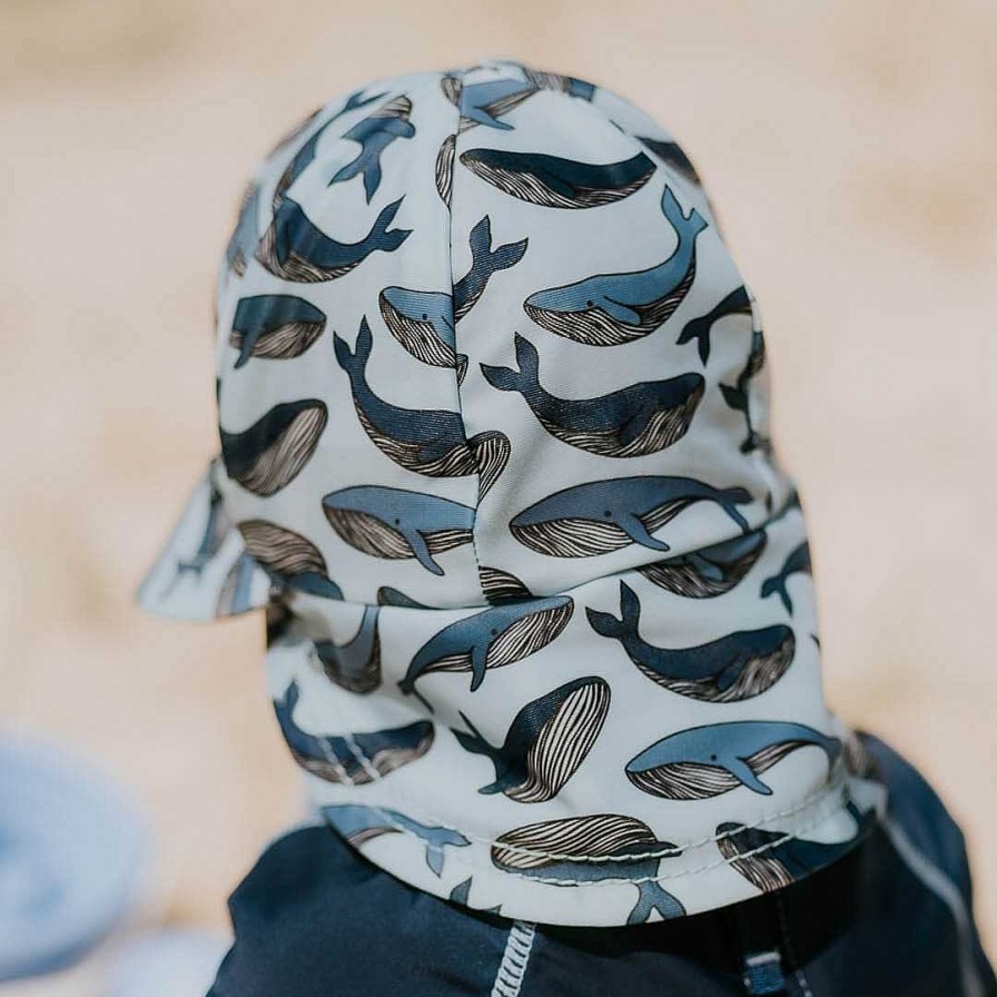 Fashion Bedhead Hats | Bedhead: Kids Swim Legionnaire Beach Hat Whale